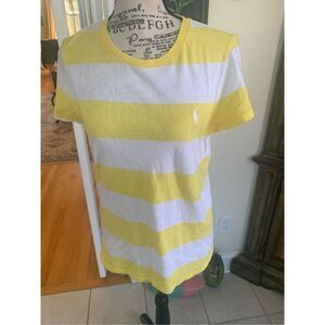 Polo Yellow Striped Tee Shirt
